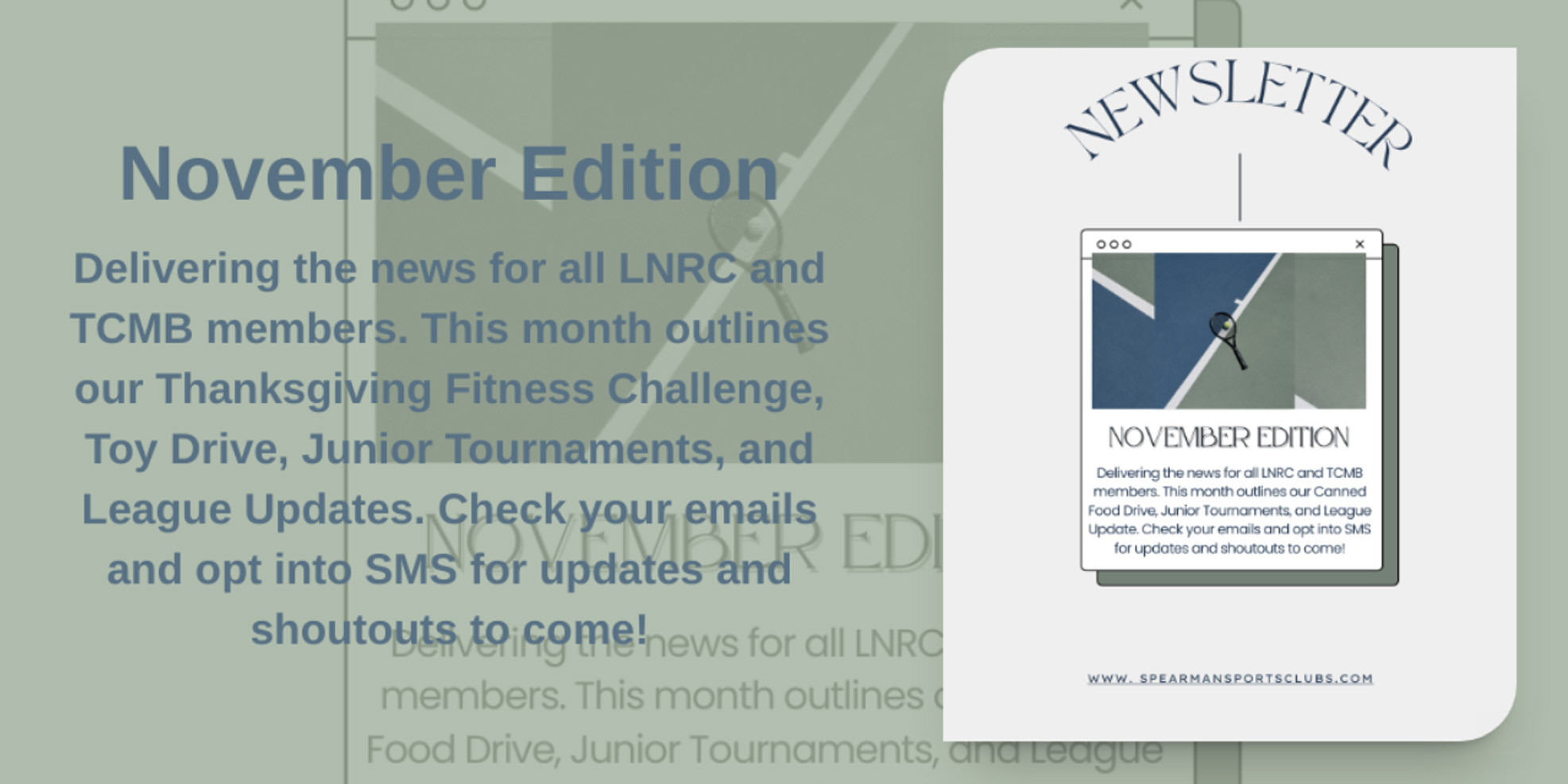 November Edition newsletter